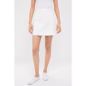 TUCKERNUCK White Chino Billie Mini Skirt Size 8 NWT Retail $148 Tuckernuck